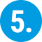 Nummer 5 blau